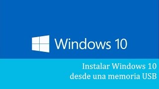 Cómo Descargar e Instalar Windows 10 desde una USB ✔ [upl. by Mika]