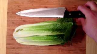 How to prep romaine lettuce for salads [upl. by Leirrad]