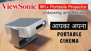 Viewsonic M1 Plus Portable Projector Unboxing and Review  Best Mini Projector [upl. by Augusta649]