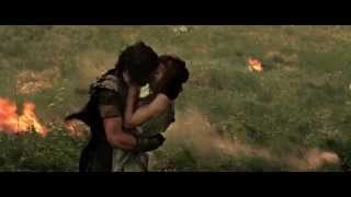 Pompeii final scene milo and cassia kiss [upl. by Nohsauq]