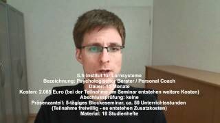 Fernstudium Psychologie vlog010  Psychologischer Berater [upl. by Teirtza]