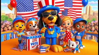 Let’s Vote Fun Election Day Song for Kids  Learn About Voting Together [upl. by Maidel]