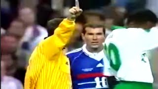 Arturo Brizio expulsa a Zidane Francia 1998 [upl. by Varney]