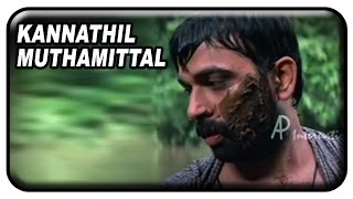 Kannathil Muthamittal Tamil Movie Scenes  JD Chakravarthy leaves Nandita Das  Mani Ratnam [upl. by Catton]