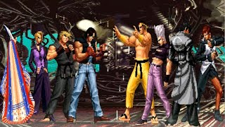 KOF Mugen matuer ralf mai ryo TEAM VS daimon benimaru vice iori TEAM [upl. by Mcleod750]