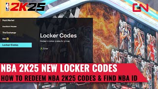 NBA 2K25 Locker Codes How to redeem NBA 2K25 Codes amp get NBA ID [upl. by Osmo]