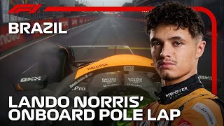 Lando Norris’ Pole Lap  2024 Sao Paulo Grand Prix  Pirelli [upl. by Antonia]