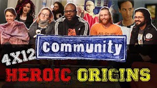 Community  4x12 Heroic Origins  Group Reaction [upl. by Zenda]