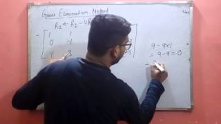 Gauss Elimination Method In Numerical Techniques By Sarvesh Gupta [upl. by Lebasy]