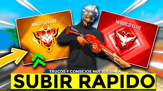 NUEVA FORMA DE SUBIR A HEROICO Y MAESTRO FREE FIRE 😳 Estrategia para ganar siempre sin perder puntos [upl. by Lim]