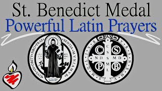 St Benedict Catholic Medal Latin Prayer Tutorial amp Explanation  Powerful against evil [upl. by Ennad]