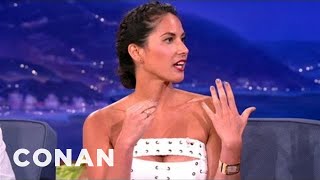 Olivia Munns Tiger Mom Didnt Spare The Rod  CONAN on TBS [upl. by Euqinomad]