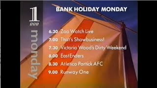 BBC Continuity and Weather 27 August 1995 [upl. by Mueller]