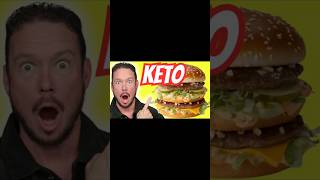 KETO BIG MAC RECIPE EASY CHEESEBURGER AT HOME shorts keto recipe ketorecipes cooking [upl. by Xena511]