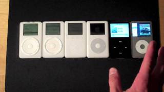 Apple iPod Classic Part 2 of 2 Comparing Generations 16 [upl. by Mcintyre]