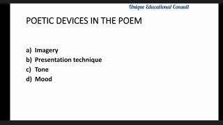 BINSEY POPLARS  POETIC DEVICES IN THE POEM [upl. by Nirahs]