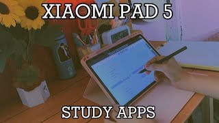 🤍Useful Apps for Students🌼  XIAOMI PAD 5✨ [upl. by Faustena825]