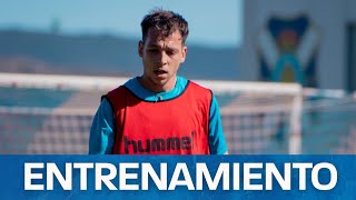 CD Tenerife  Nuevas caras durante el entrenamiento tinerfeñista en la Ciudad Deportiva [upl. by Baecher]