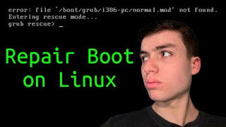 How to Reinstall GRUB  Repair Boot on Linux [upl. by Jaan974]