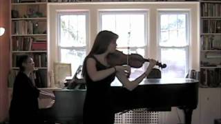 Natalie Wiegand Bruch Violin Concerto Adagio [upl. by Sage]