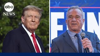 Trump and RFK Jr appear at Libertarian National Convention [upl. by Htrow]