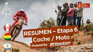 Resumen  CocheMoto  Etapa 6 Arequipa  La Paz  Dakar 2018 [upl. by Keyser]