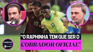 VINI JR NÃO DEVERIA COBRAR PÊNALTI NA SELEÇÃO ANALISAMOS O EMPATE DO BRASIL CONTRA A VENEZUELA [upl. by Danella]