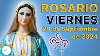 Santo Rosario CORTO de HOY Viernes 20 Septiembre 2024 Castellano [upl. by Aihsercal]