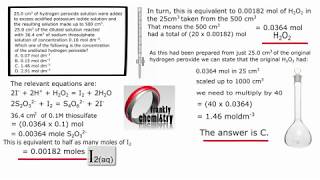 GCE Chemistry Calculation 3 [upl. by Barcus]