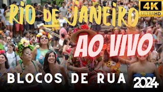 🔴 AO VIVO CARNAVAL 2024 COM BLOCOS DE RUA NO RJ [upl. by Flin]