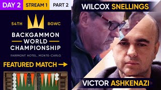 54th Backgammon World Championship  Day 2  Stream 1  Part 2  Monte Carlo Open  Conso [upl. by Eicarg]