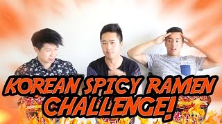 Korean Chilli Ramen Challenge  WIN SUCKER TICKETS [upl. by Naesad941]