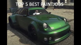 GTA ONLINE  TOP 5 BEST PAINT JOBS FOR THE COMET RETRO [upl. by Canfield]