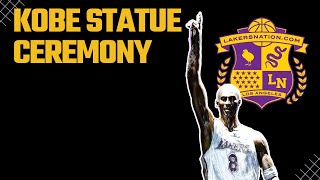 Kobe Bryant Statue Unveiling Ceremony [upl. by Aicella]