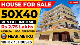 🔥HOUSE for SALE in Bangalore AECS Layout Kudlu Hosur Road ✅ Independent House for Sale Just Rs [upl. by Allekram]