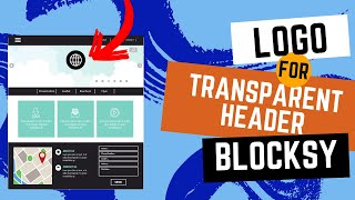 Different logo for Transparent Header WordPress Blocksy [upl. by Eneloj396]