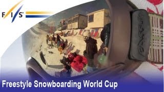 World Cup Halfpipe Training in SaasFee [upl. by Baynebridge91]