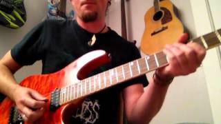 Mastodon Capillarian Crest guitar lesson  hybrid picking middle section by Ben Eller [upl. by Ramah]