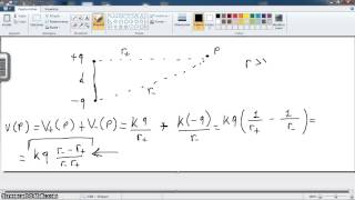 Videolezione fisica 2 parte 19dipolo elettrico parte 4 [upl. by Htiel]