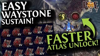 POE 2  FAST ATLAS UNLOCK amp SOLID MAP SUSTAIN  NO POOP TIPS [upl. by Maribel447]