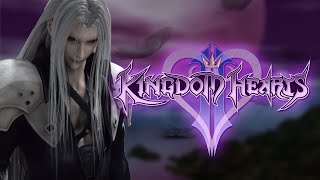 Kingdom Hearts 2  Playing as Sephiroth Exhibition [upl. by Odraode]