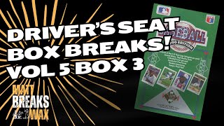 Drivers Seat Box Breaks Vol 5 Box 3  1990 Upper Deck [upl. by Yenobe]