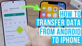 How to TRANSFER DATA FROM ANDROID TO IPHONE wirelessly [upl. by Cassilda]