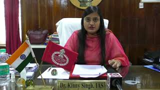 DC East Siang Dr Kinny Singh appeals regarding COVID19 [upl. by Vanden]