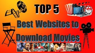 Top 5 best websites to download latest movies Bollywood Hollywood And South Indian [upl. by Dinerman]