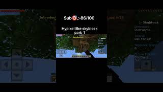 Hypixel Skyblock minecraft skyblock hypixel trending shorts mcpe video gaming gameplay [upl. by Xila]