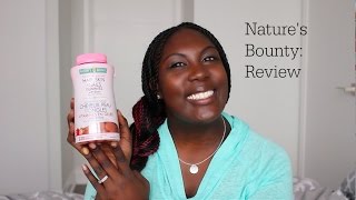 Natures Bounty Review [upl. by Otilrac23]