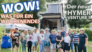 Van im Praxistest HYMER Venture S – die ersten in Europa berichten Camping Waging am See [upl. by Annavahs]