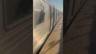 Rockaway ParkBeach 116th St bound R46 A train leaving Beach 98th St [upl. by Phillipe500]