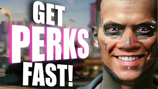 Cyberpunk 2077 perks FAST  How to get Cyberpunk perks easily [upl. by Hutchinson594]